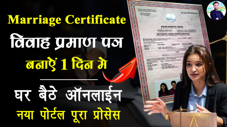 Marriage Certificate कैसे बनवाये | Apply Online Marriage Certificate